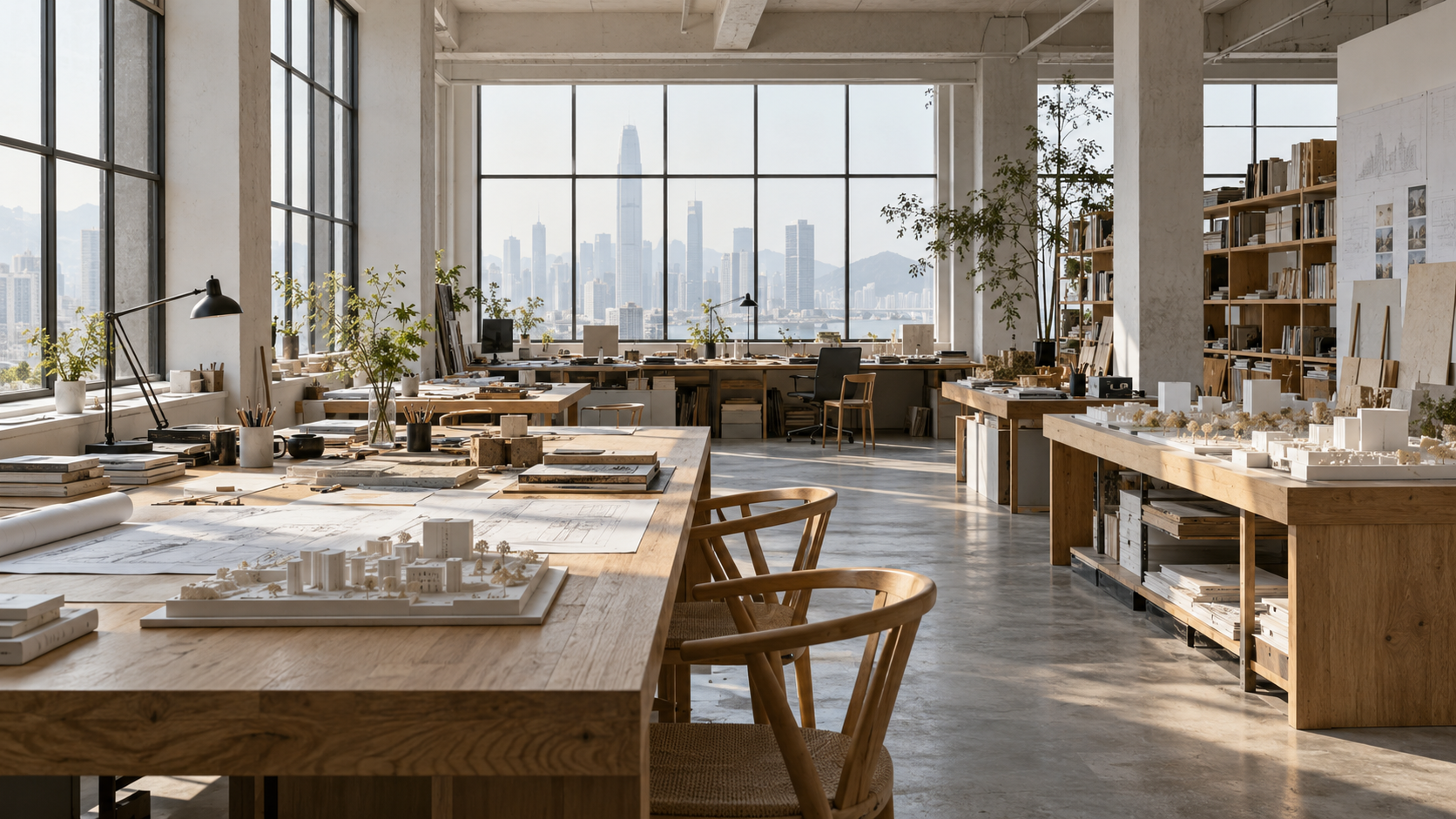 Architecture studio interior — temporary placeholder